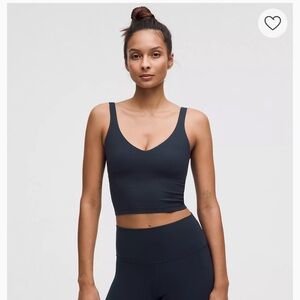 Lululemon Navy Align V-neck Tank Top Size 10